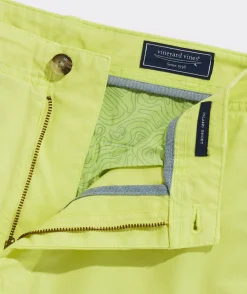 Shorts<Vineyard Vines 7 Inch Island Shorts Lemon Tart