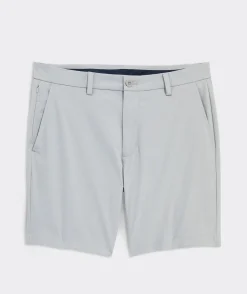 Shorts<Vineyard Vines 7 Inch On-The-Go Shorts Ultimate Gray