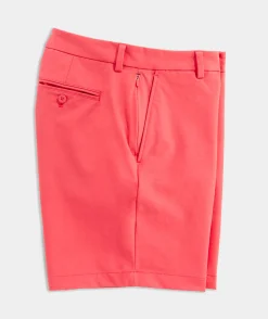 Shorts<Vineyard Vines 7 Inch On-The-Go Shorts Sailors Red