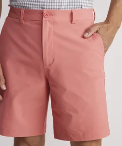 Shorts<Vineyard Vines 9 Inch On-The-Go Shorts Mai Tai