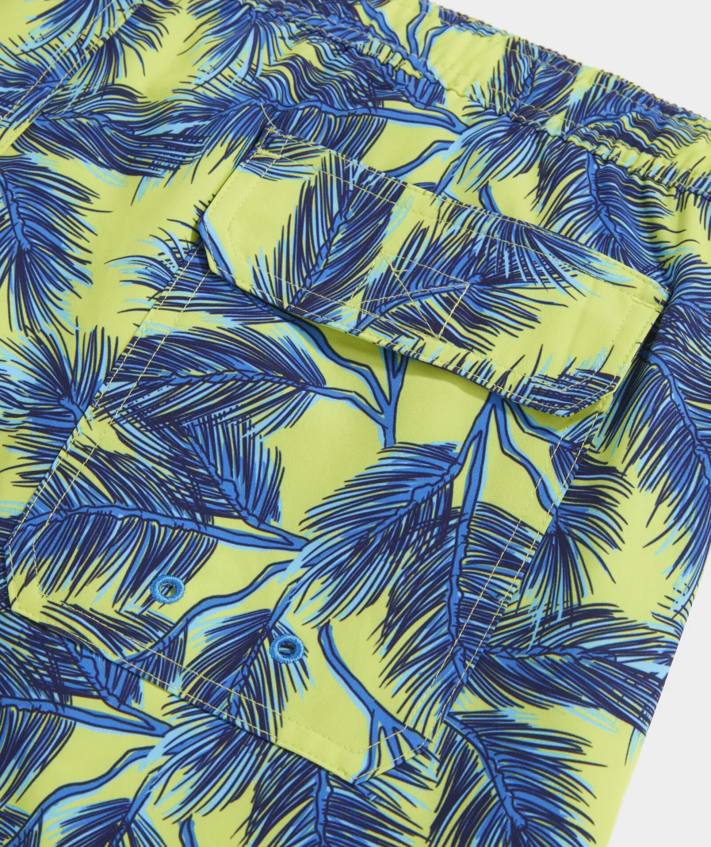 Swimwear<Vineyard Vines 5 Inch Printed Chappy Swim Trunks Pine Palms Wild Lime