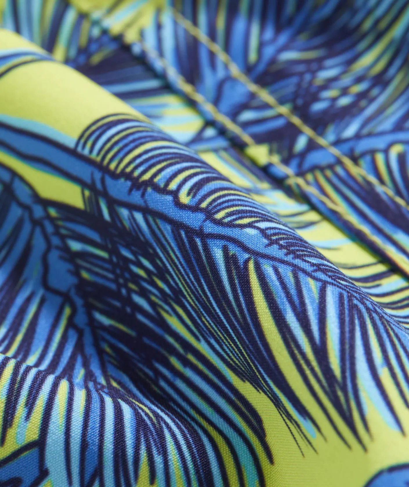 Swimwear<Vineyard Vines 5 Inch Printed Chappy Swim Trunks Pine Palms Wild Lime
