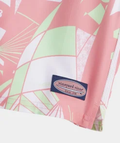 Swimwear<Vineyard Vines 7 Inch Printed Chappy Swim Trunks Chappy Sail Cymn