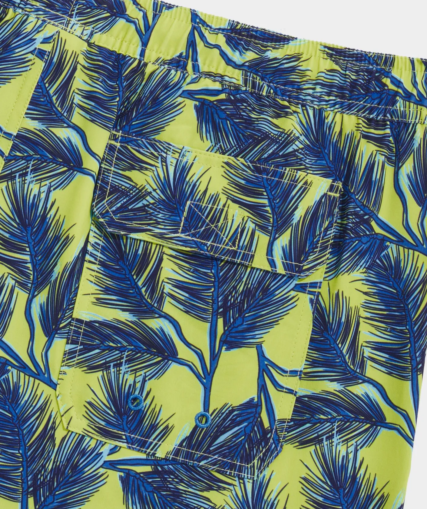 Swimwear<Vineyard Vines 7 Inch Printed Chappy Swim Trunks Pine Palms Wild Lime