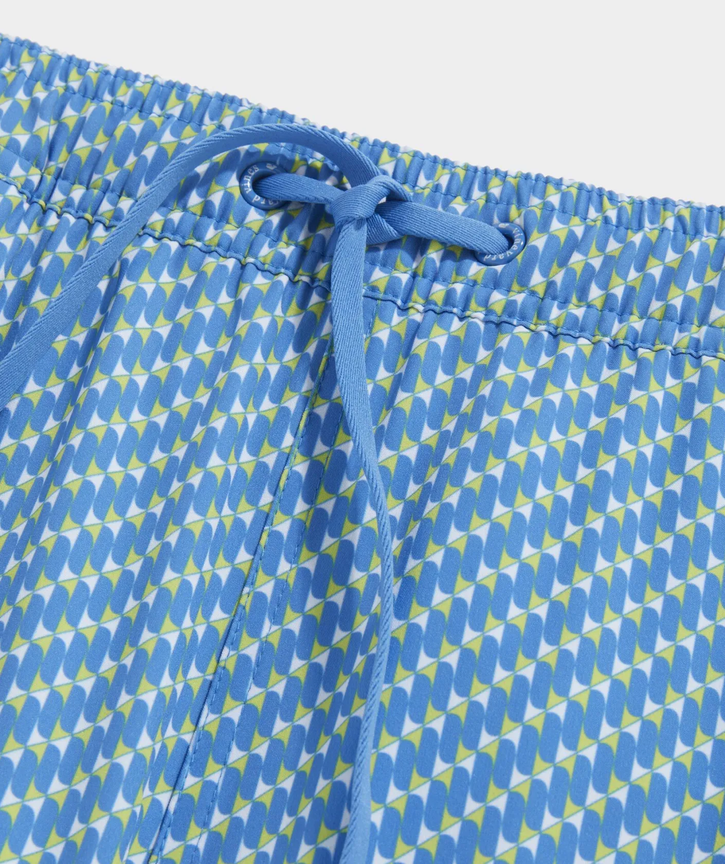 Swimwear<Vineyard Vines 5 Inch Printed Chappy Swim Trunks Tri Geo Hull Blue