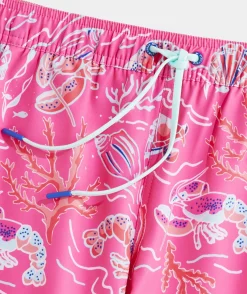 Swimwear<Vineyard Vines 7 Inch Printed Chappy Swim Trunks Sea Life Taffy