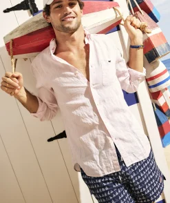 Swimwear<Vineyard Vines 7 Inch Printed Chappy Swim Trunks Boat Parade Naut Nav