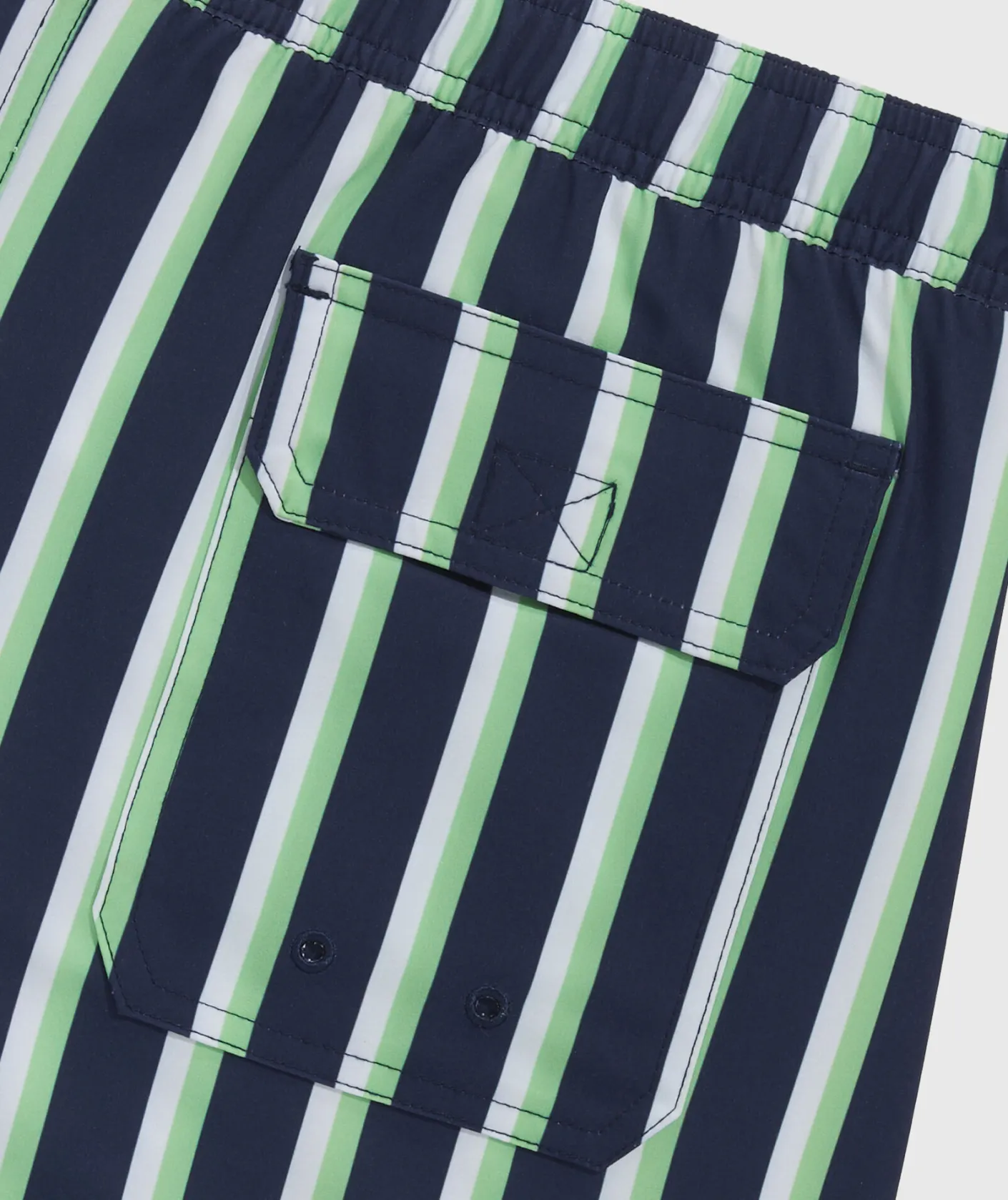 Swimwear<Vineyard Vines 7 Inch Printed Chappy Swim Trunks Prep Stripe Navy