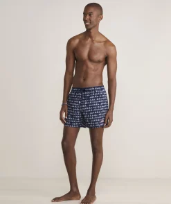 Swimwear<Vineyard Vines 5 Inch Printed Chappy Swim Trunks Boat Parade Naut Nav