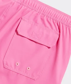 Swimwear<Vineyard Vines 7 Inch Solid Chappy Swim Trunks Sweet Taffy