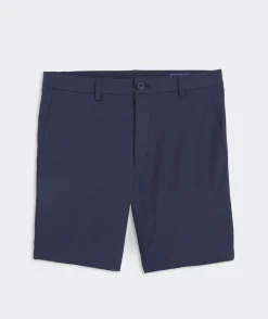 Shorts<Vineyard Vines 8 Inch Textured Performance Breaker Shorts Nautical Navy