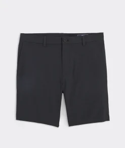 Shorts<Vineyard Vines 8 Inch Textured Performance Breaker Shorts Jet Black