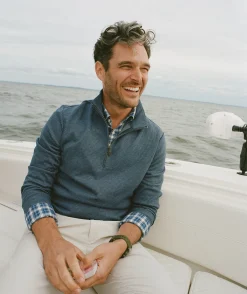 Quarter-Zips<Vineyard Vines Bluffs Performance Quarter-Zip Nautical Navy