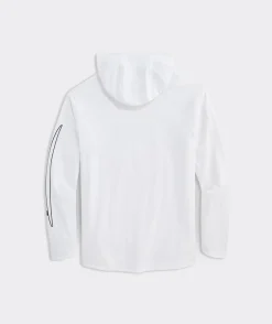 Tees<Vineyard Vines Boat Parade Surf Logo Long-Sleeve Harbor Performance Tee White Cap