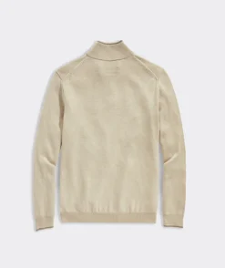 Quarter-Zips<Vineyard Vines Boathouse Tipped Quarter-Zip Oatmeal Heather