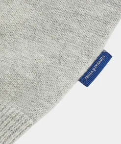 Quarter-Zips<Vineyard Vines Boathouse Tipped Quarter-Zip Light Gray Heather
