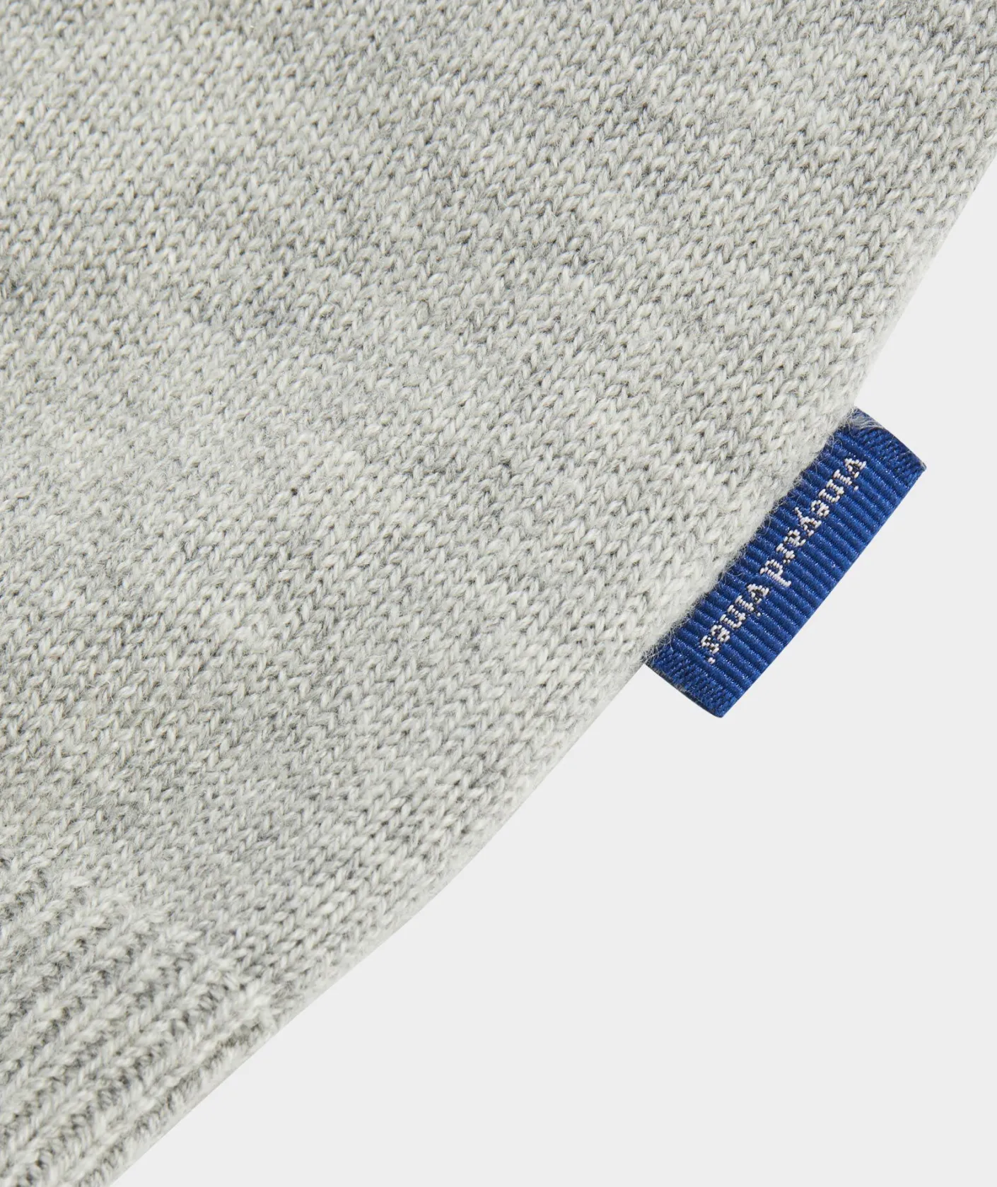 Quarter-Zips<Vineyard Vines Boathouse Tipped Quarter-Zip Light Gray Heather