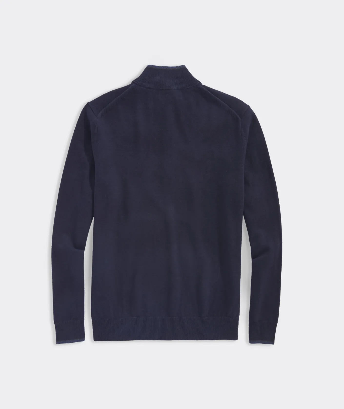 Sweaters<Vineyard Vines Boathouse Tipped Quarter-Zip Nautical Navy