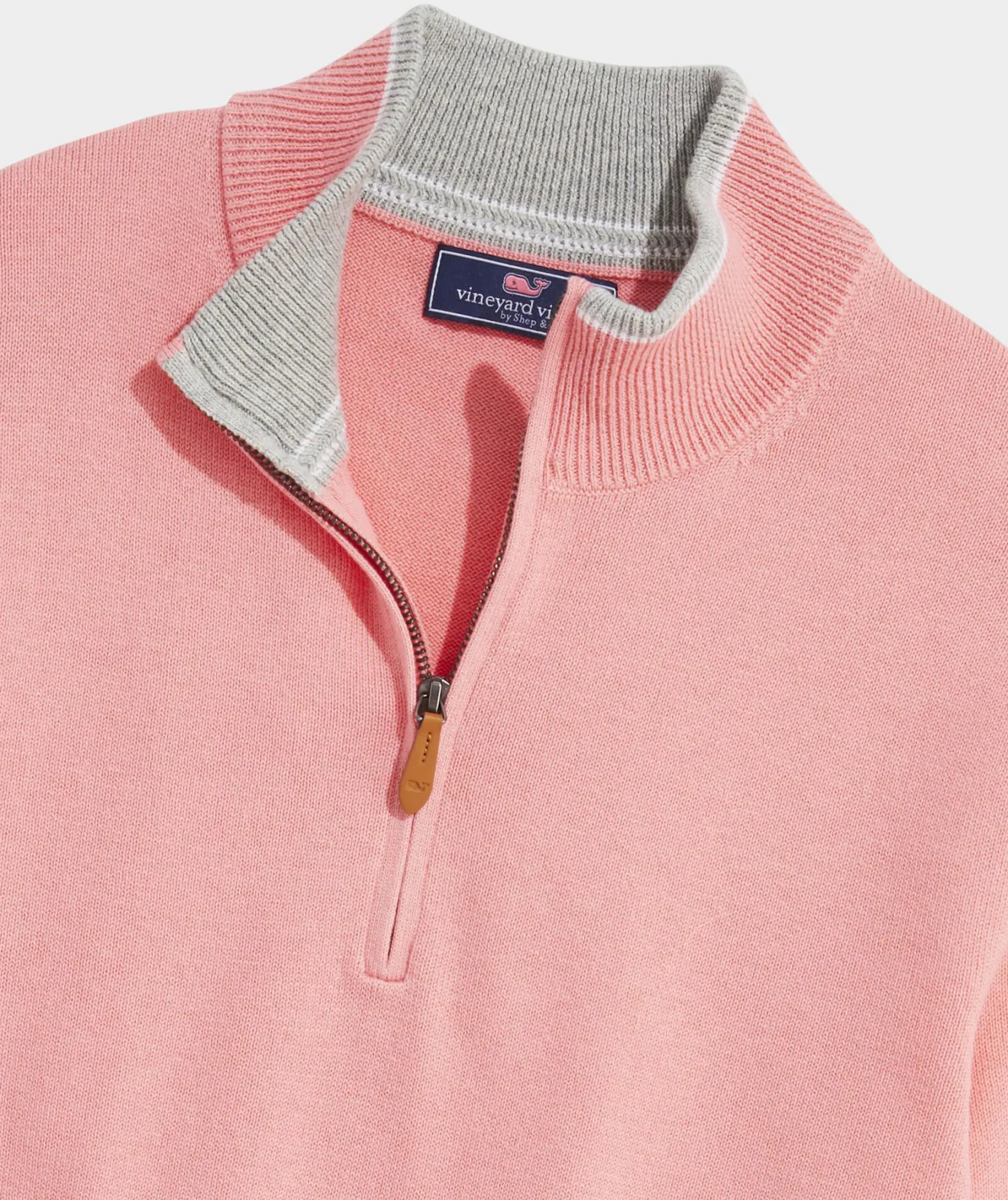 Quarter-Zips<Vineyard Vines Boathouse Tipped Quarter-Zip Cayman