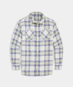 Button-Down Shirts<Vineyard Vines Boys Tattersall On-The-Go brrr Shirt Melon