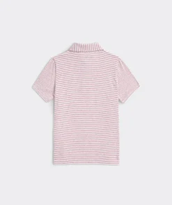 Polos<Vineyard Vines Boys' Bradley Stripe Sankaty Polo Yacht Blue Tejeda