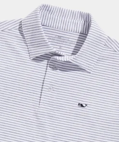 Polos<Vineyard Vines Boys' Bradley Stripe Sankaty Polo Ocean Breeze Tejeda
