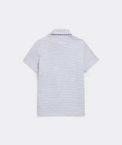 Polos<Vineyard Vines Boys' Bradley Stripe Sankaty Polo Ocean Breeze Tejeda