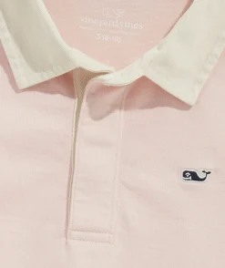Polos<Vineyard Vines Boys' Cotton Rugby Shirt Red Velvet