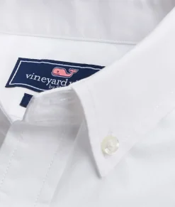 Button-Down Shirts<Vineyard Vines Boys' Cotton Short-Sleeve Tropical Shirt Tiny Floral - Navy