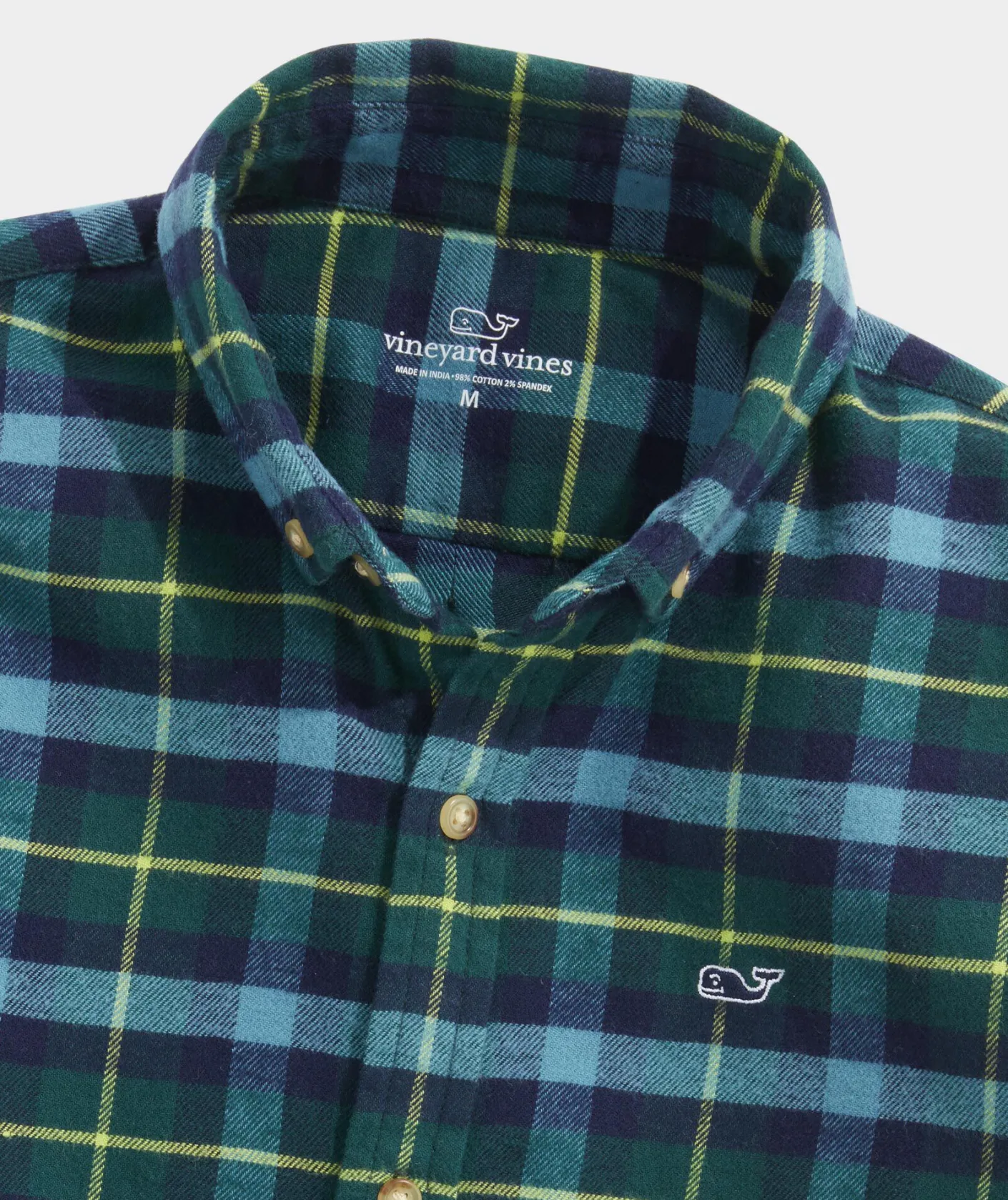 Button-Down Shirts<Vineyard Vines Boys' Cotton Twill Plaid Shirt Pld Nautical Navy
