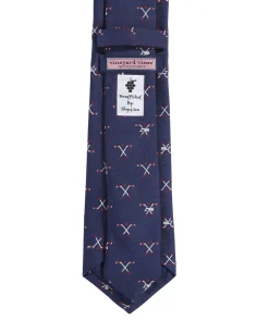 Ties & Bow Ties<Vineyard Vines Boys' Crab Printed Tie Raspberry