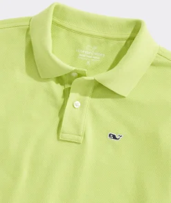 Polos<Vineyard Vines Boys' Edgartown Pique Polo Barracuda