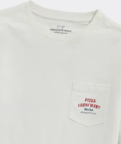 Tees<Vineyard Vines Boys' Fryday Feeling Long-Sleeve Pocket Tee Grey Heather