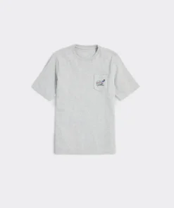 Tees<Vineyard Vines Boys' Good Lad Short-Sleeve Pocket Tee White Cap