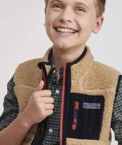 Jackets, Blazers & Vests<Vineyard Vines Boys' Lightweight Packable Puffer Vest Wild Lime