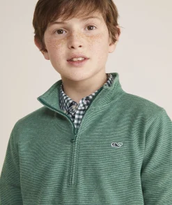 Sweaters<Vineyard Vines Boys' Lobster Shawl Full-Zip Cardigan Nautical Navy