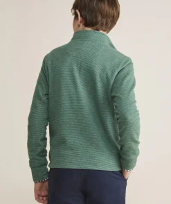 Sweaters<Vineyard Vines Boys' Lobster Shawl Full-Zip Cardigan Nautical Navy