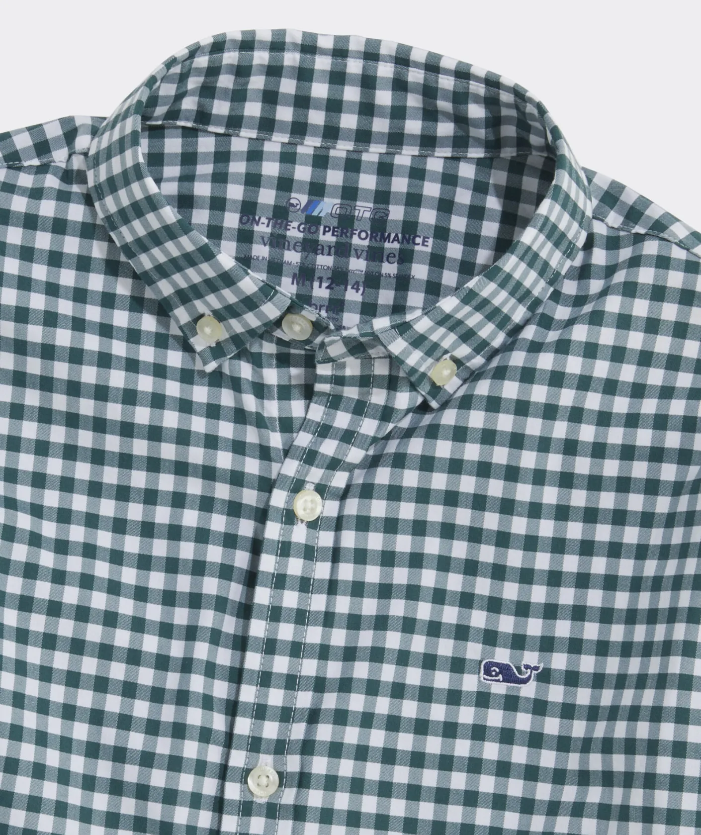 Button-Down Shirts<Vineyard Vines Boys' On-The-Go brrrº Gingham Shirt Mint Sprig