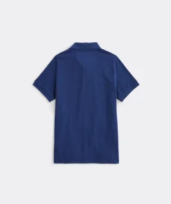 Button-Down Shirts For Boys<Vineyard Vines Boys' On-The-Go brrrº Solid Shirt Brrr Solids - White Cap