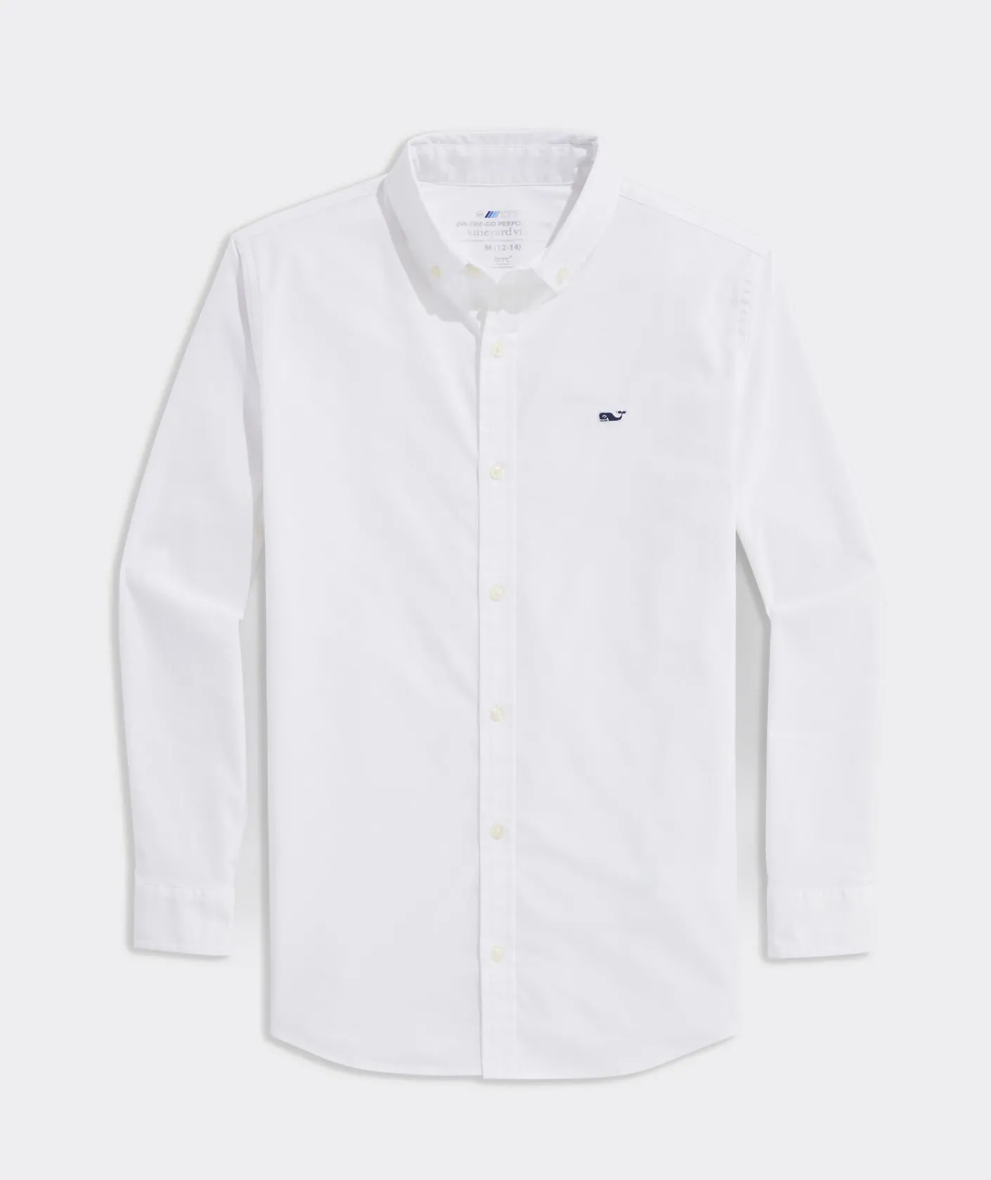 Button-Down Shirts<Vineyard Vines Boys' On-The-Go brrrº Solid Shirt Brrr Solids - Ocean Breeze