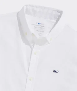 Button-Down Shirts<Vineyard Vines Boys' On-The-Go brrrº Solid Shirt Brrr Solids - Ocean Breeze