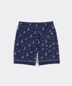 Swim & Rashguards<Vineyard Vines Boys' Printed Chappy Trunks Sea Life Taffy