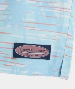 Swim & Rashguards<Vineyard Vines Boys' Printed Chappy Trunks Slim STP Wild Lime