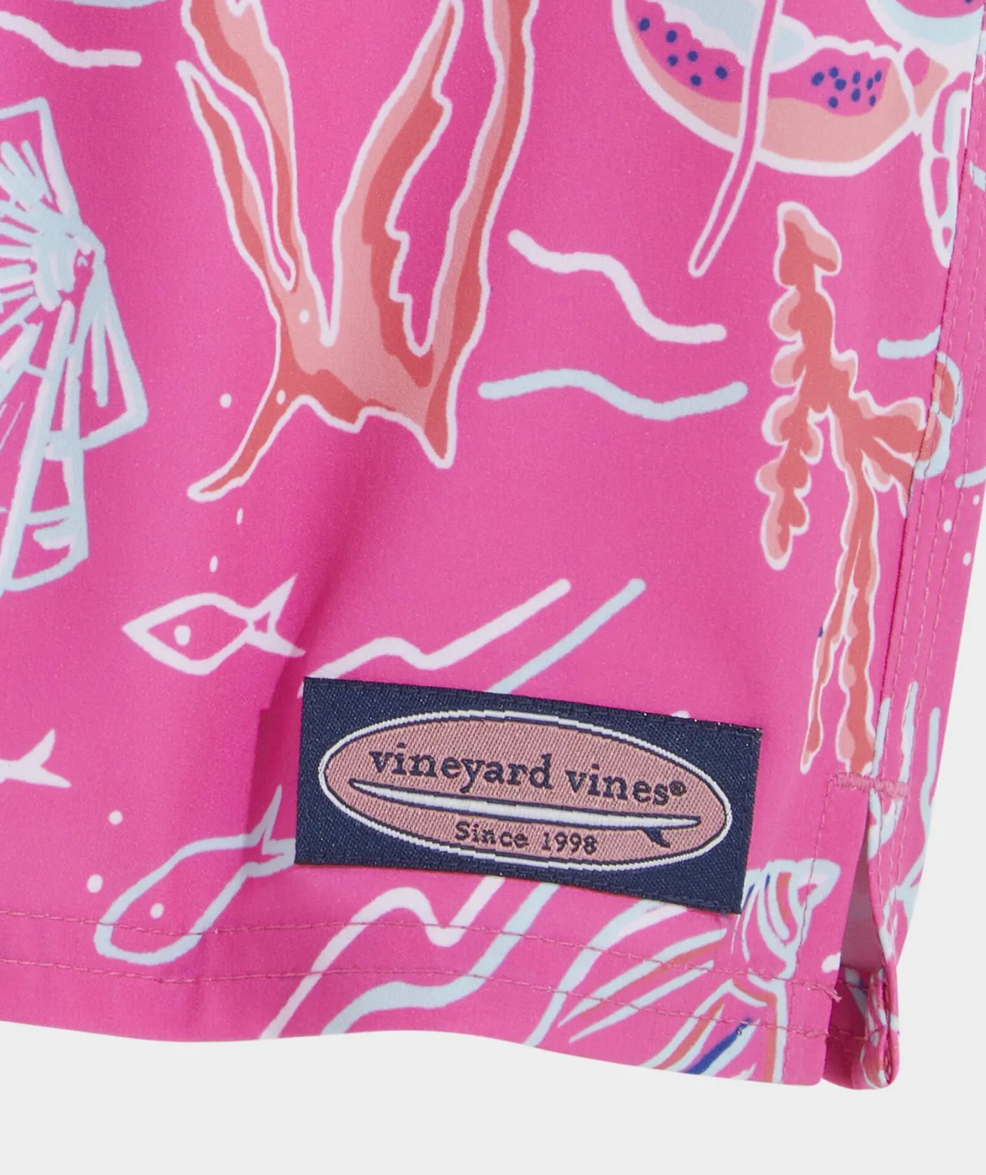 Swim & Rashguards<Vineyard Vines Boys' Printed Chappy Trunks BoatParade-PapaPunch