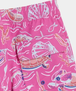 Swim & Rashguards<Vineyard Vines Boys' Printed Chappy Trunks BoatParade-PapaPunch
