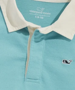 Polos<Vineyard Vines Boys' Rugby Shirt Jake Blue