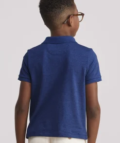 Polos<Vineyard Vines Boys' Rugby Shirt Aqua Ocean