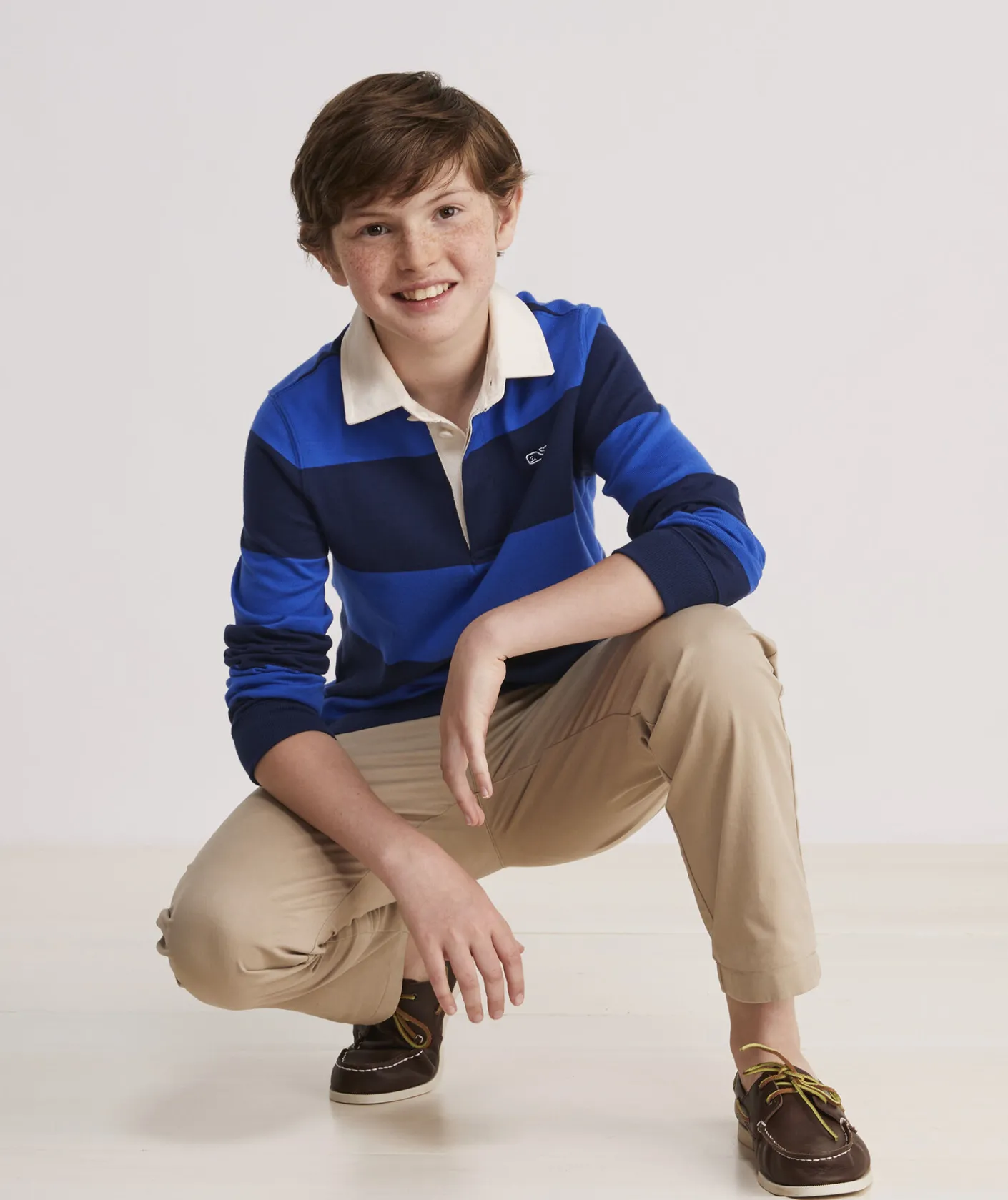 Polos<Vineyard Vines Boys' Rugby Shirt Raspberry Wine