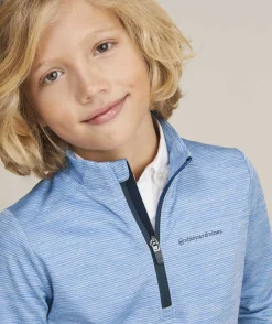 Sweatshirts & Sweatpants<Vineyard Vines Boys' Sankaty Quarter-Zip Passion Fruit