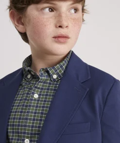 Jackets, Blazers & Vests<Vineyard Vines Boys' Stretch Cotton Blackwatch Blazer (8-18) Plaid- Green
